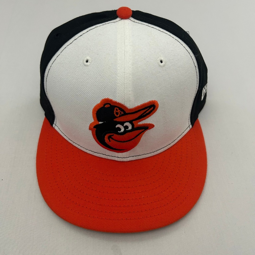 Baltimore Orioles New Era Home Authentic On-Field 59FIFTY Fitted Hat Size 7 3/8
